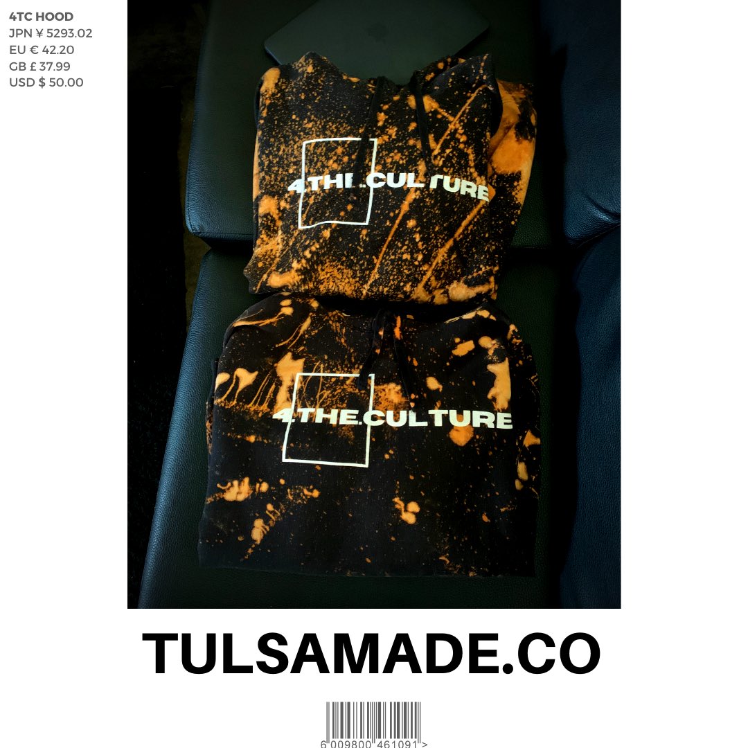 4TC BLEACHED HOODIE // NOW AT tulsamade.co