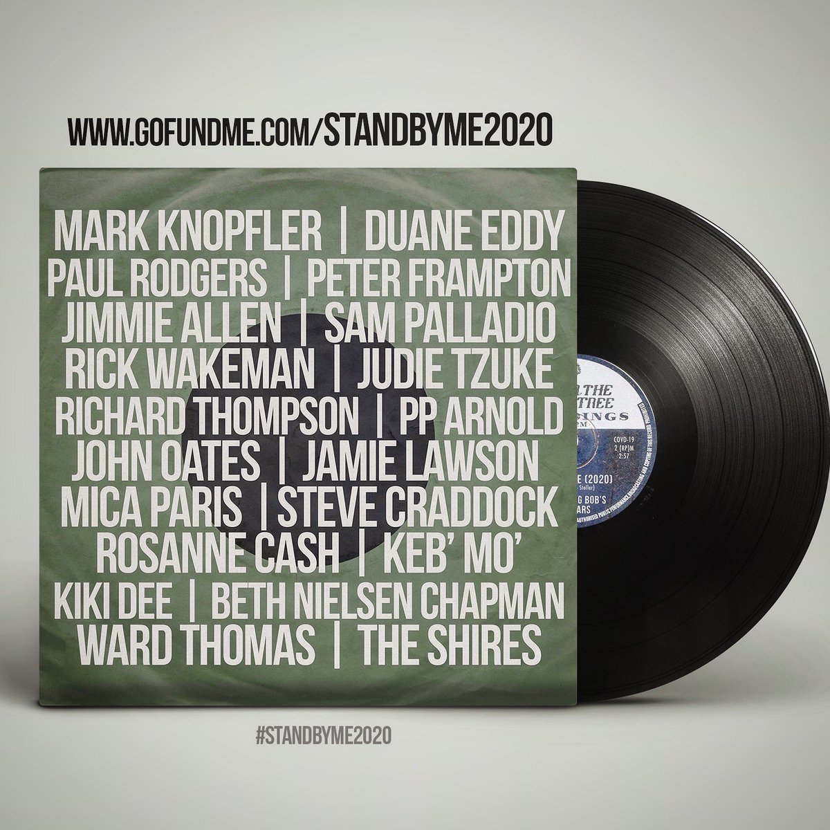 Just some of the artists already confirmed to be a part of #StandByMe2020. Proceeds from this single will be going to @HelpMusiciansUK to aid vulnerable musicians whose livelihood has been decimated by COVID-19.
gofundme.com/standbyme2020