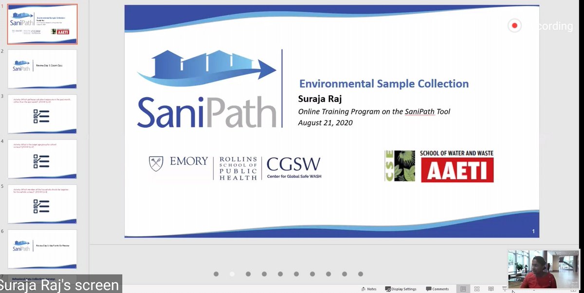 school_waterCSE's tweet image. Session 3: @therealsuraja @EmoryUniversity @s_durry @mahreen_matto kick-started the session with a #Recap session. The today&apos;s session will mainly be focused on &quot;how to collect #environmental #samples?&quot;; An important aspect of the #SaniPath study.
@NFSSMalliance @BMGFIndia