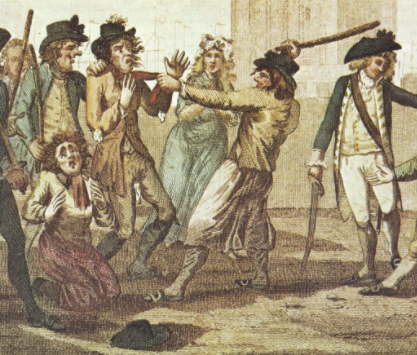 And then there were the press-gangs who roamed the still largely desolate area looking for young men to serve before the mast...