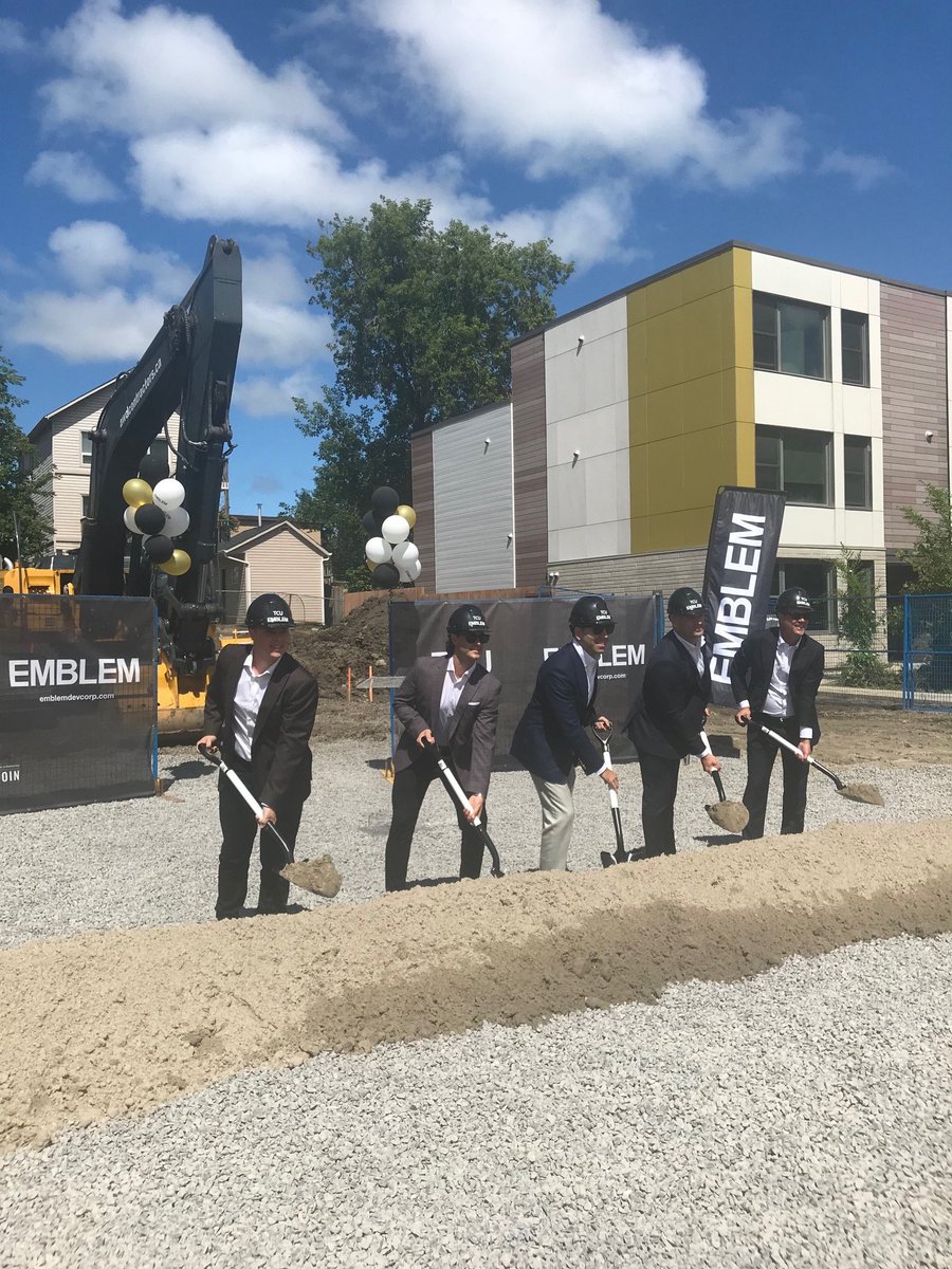 MorleyHoppner's tweet image. A exciting day yesterday at the groundbreaking ceremony with @4teinc! Thank you to everyone who attended to celebrate the beginning of the Robinson Village project! 

#TCUdevelopments #EMBLEMdevelopments #BeaudoinCanada