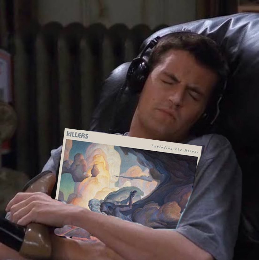 Nerrask's tweet photo. Esse álbum do The Killers melhor coisa da sexta feira. 😭🤧❤️ https://t.co/6cwODjZL7w