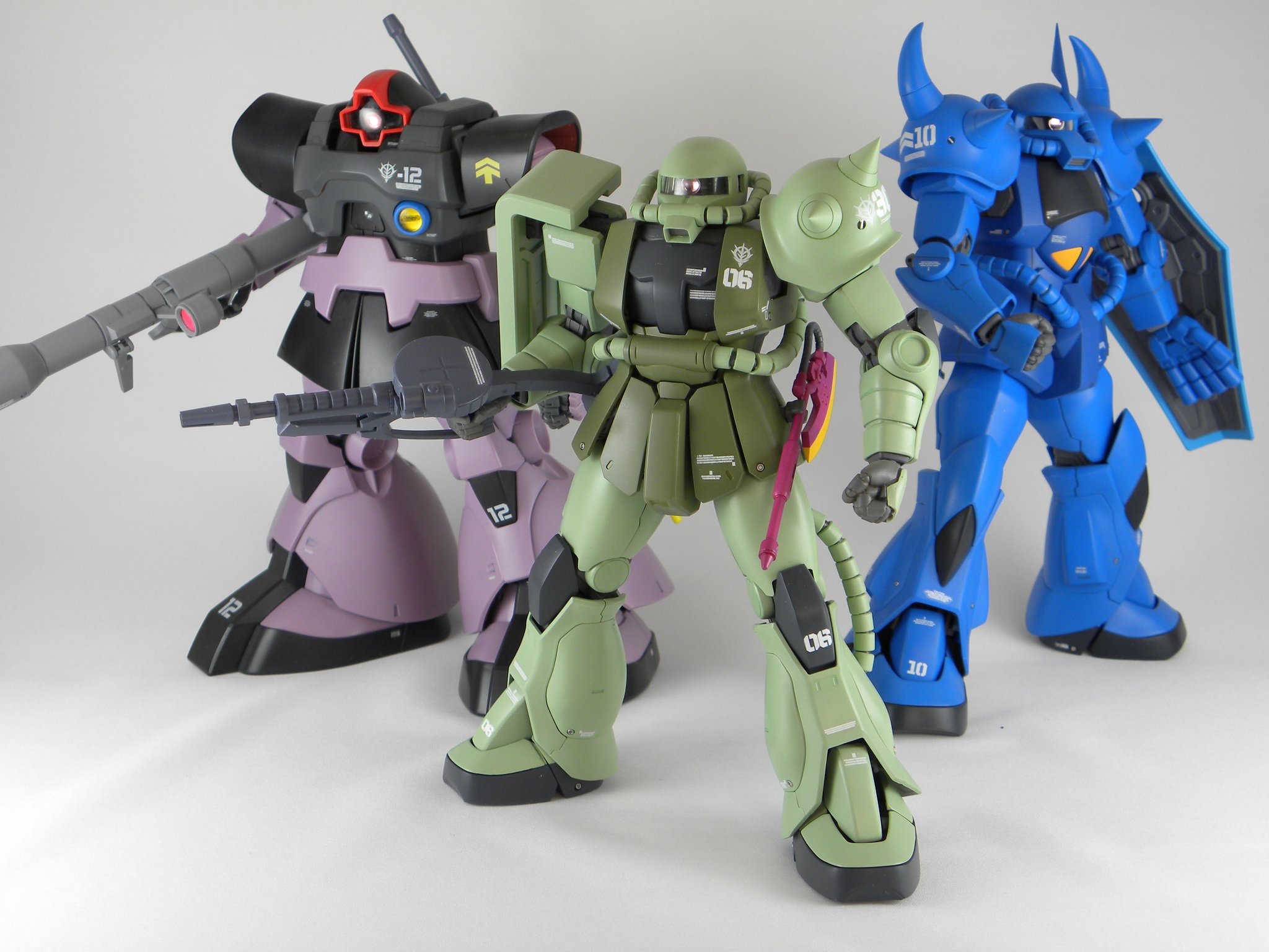 MG ザク・グフ・ドム・ゲルググ セット MG ザク・グフ・ドム・ゲルググ セット 模型製作用品