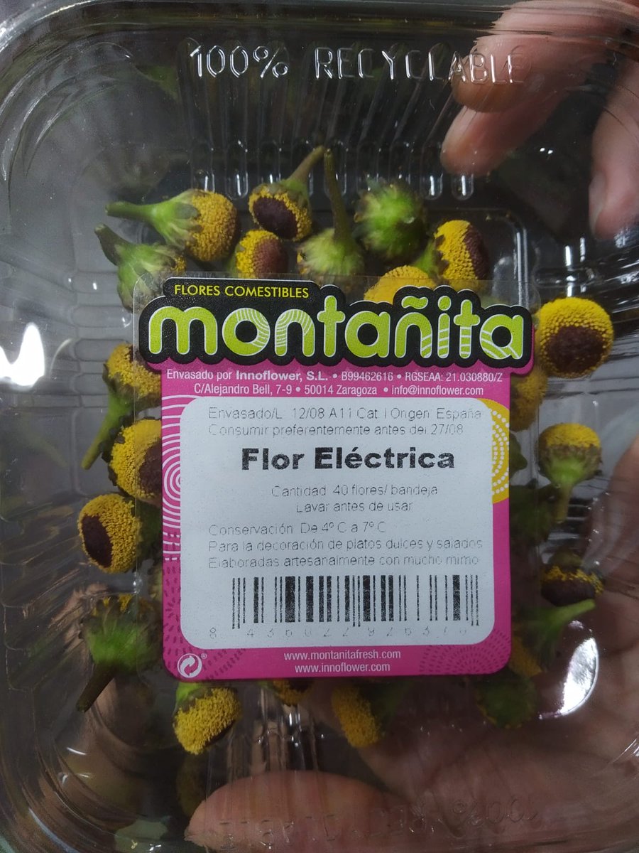 AgroBermejo's tweet photo. ¡Visita a @innoflower! Flor eléctira (Acmella oleracea) y cristalización de petalos de rosa #flores #florescomestibles #innoflower #agronomía https://t.co/OQeYe3WQke