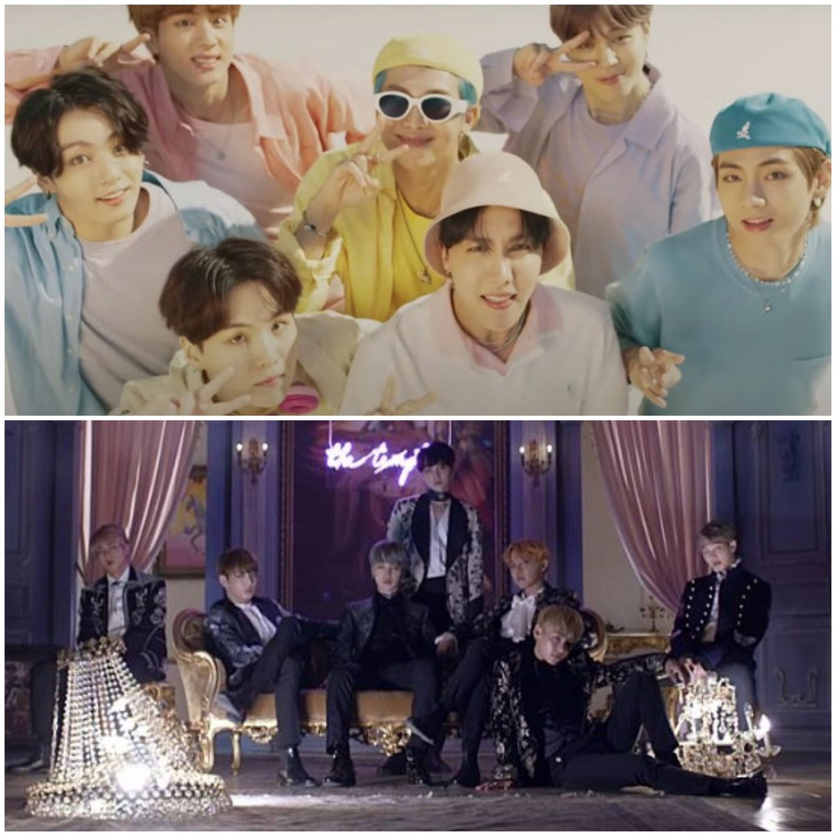 Deisy22Gil's tweet photo. Dear new ARMYs, dont be fooled by the disco, bubble gum, pop cuties...these guys are deadly AF 😉😁😂 https://t.co/qGBFlkdgYo
