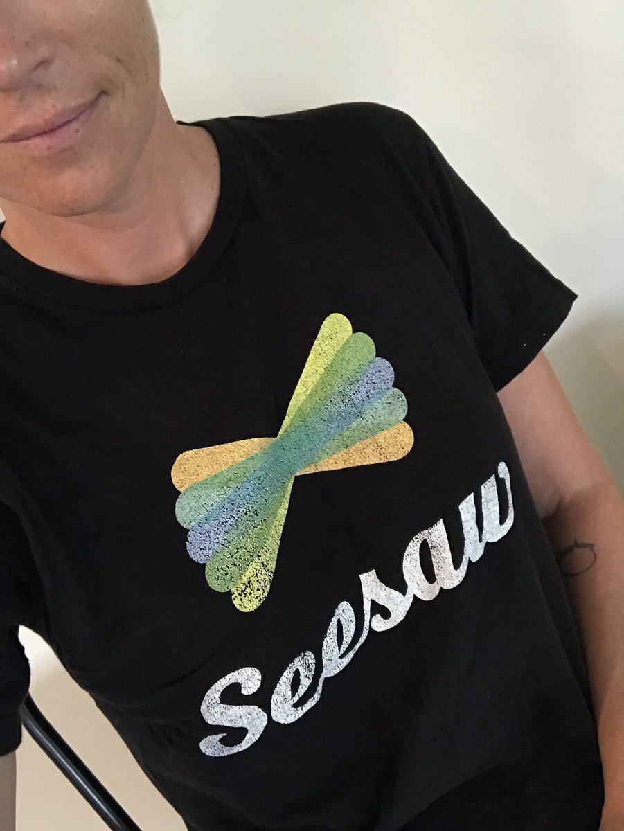 Ready to teach my kiddos about our next learning platform.<a href="/baucomes/">Baucom Elementary School</a> @Baucom2ndGrade #Seesaw #Dressed4Success