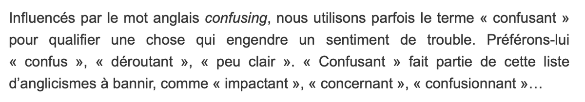 Si vous n'aimez pas les anglicismes, je vous rappelle que vous pouvez aussi cesser d'employer les mots "club", "shampooing", "bar", "nord", "ouest", "budget", "film", "scoop", "media"...