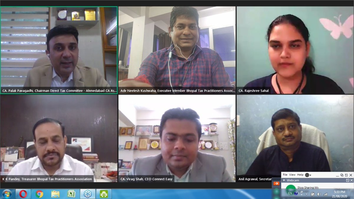 NeeleshTax's tweet photo. आज के बेबीनार के कुछ बहुत ही अच्छे पल।
Webinar - Decoding the PM's announcements for Honouring the Honest - Renowned Speaker CA Palak Pavagadhi
@viragshah4 @parassavla @NeeleshTax
#financepost #webinar #connecteasy #incometax #Taxpayers https://t.co/Lc94A4OVAC