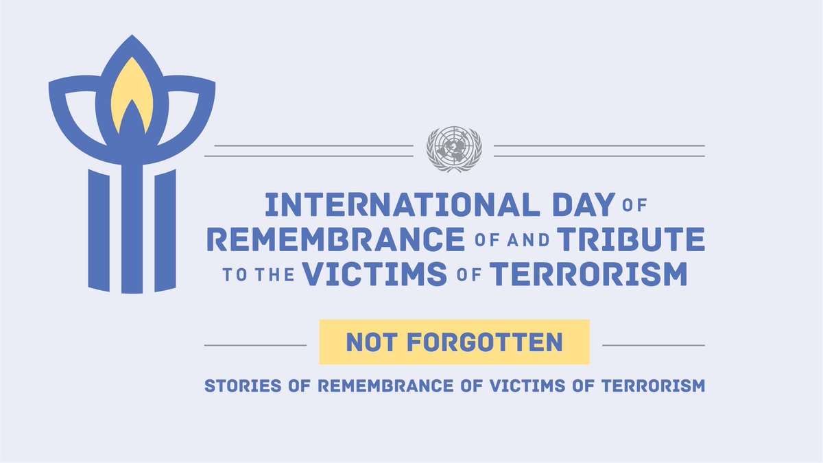 VickyVillarruel's tweet photo. Hoy es el Día internacional de recuerdo y homenaje a las víctimas del terrorismo. Participaremos con @CELTYV del evento virtual organizado x la ONU para dar tributo a quienes sufrieron la agresion dl terrorismo. Mientras el Estado Argentino prefiere ignorar, nosotros no olvidamos https://t.co/D0FsndS8mD