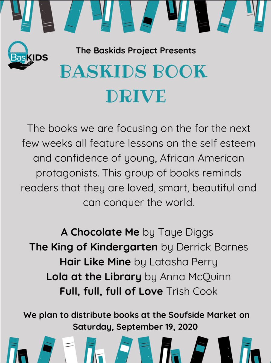 BankRoll_Lo's tweet photo. We are excited to launch our new initiative Baskids Book Corner where we will donate books to young readers start their very own libraries! We are accepting donations on https://t.co/7ZHzDCPaON. D O N A T E TODAY!
#Baskids #Bookdrive #ReadingMatters https://t.co/ttFqDNCojM