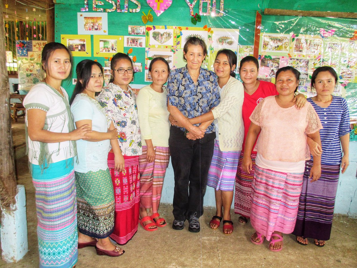 <a href="/H_4_F_A/">Help 4 Forgotten Allies</a> chair, Sally, visiting the teachers of Emmanuel School on the Thai/#Burma border #educationforall #ForgottenAllies #teaching