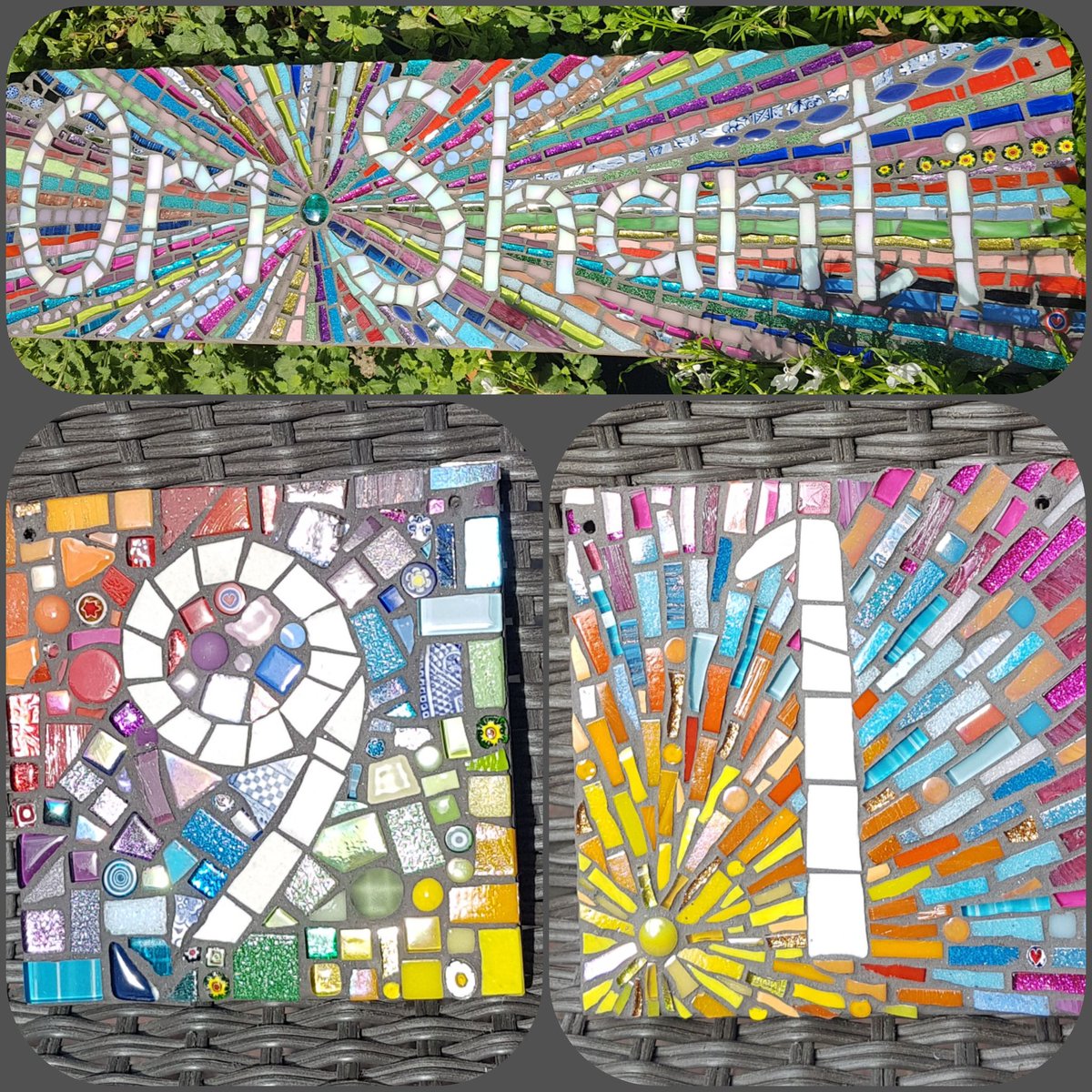 HeartInArt_UK's tweet photo. Another few commissions finished and ready to go.
.
.
.
#mosaiccommissions #mosaiclogos #mosaiclettering #mosaicorders #Bespokeorders #onlineshopping #artonline #artistatwork #madeforyou #madetoorder #orderyours #handmadeforyou https://t.co/tfHgzWvOfh