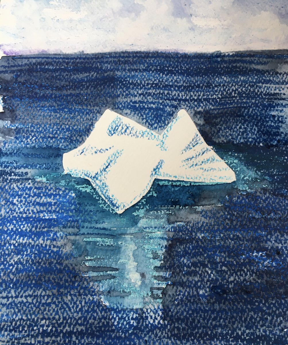This is a thread that is a picture book in the making. Text plus the roughest roughs of  http://illustration.It 's called BIG BERG 'We knew about ice bergs. They came out of the North, and vanished to the South....' @TinyOwl_Books  @LittleToller  @JackieMorrisArt  @DHAchildrens