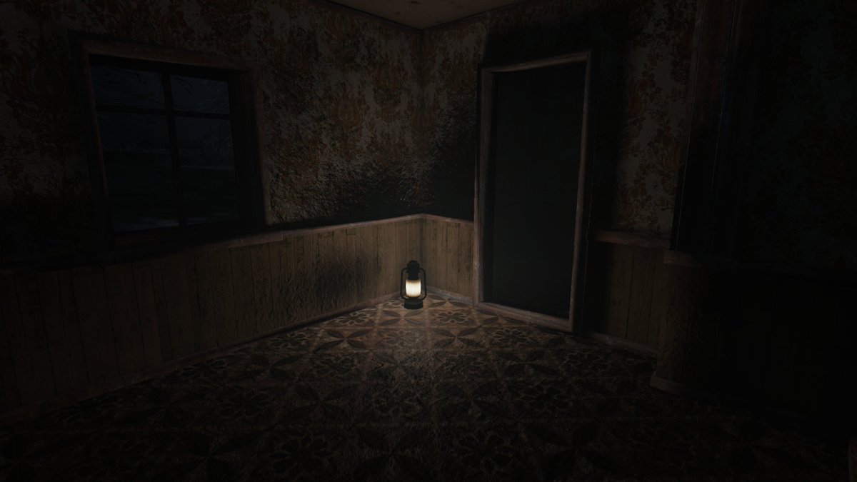 Dark_Hollow17's tweet photo. It's empty for now, but here I am showing what the model from the previous tweet looks like in the engine. In the near future, I will fill the house with entities and it will look more interesting!
#MurderousWinter #Cryengine #SVOGI #Indie https://t.co/uPBgYd3FGb