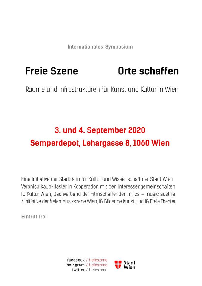 #Symposium #Semperdepot #Preview
Das Programm ist da: bit.ly/3aMaYU0 
Anmeldung erforderlich: bit.ly/32e9j5r