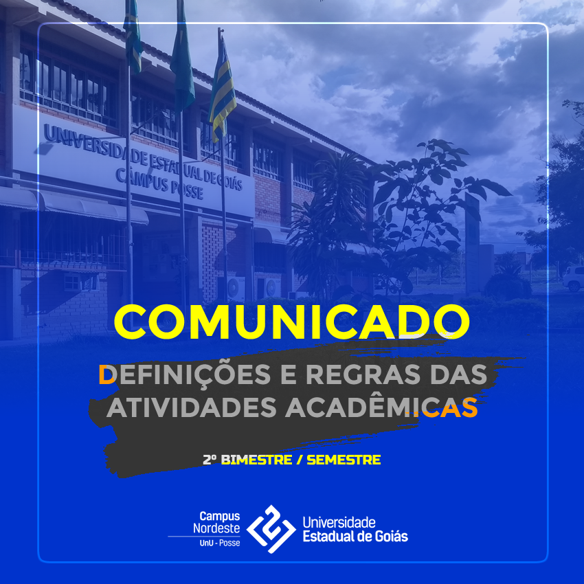 uegposse's tweet photo. Atenção universitários!
Resumo das informações, regras e definições sobre o semestre/bimestre letivo que abordamos na live realizada no dia 17/08. Veja aqui https://t.co/LLHJl9iPFK #retornoasaulas #informações #fiqueatento https://t.co/yzuOxe449D