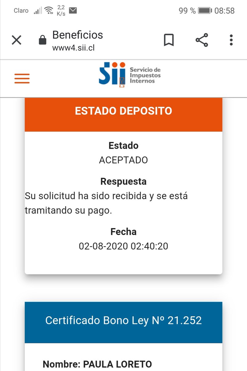paulambada's tweet photo. #sii_chile #bonoclasemedia @tgrchile @ignaciobriones_ @SII_Chile
Llevo esperando semanas el pago del famoso bono, no tengo ingresos desde marzo!! Me han cambiado el estatus 2 veces, díganme que más? Por que juegan así con nuestra necesidad? Estoy cansada, ya no doy mas!!! https://t.co/0TiwXlVoEK