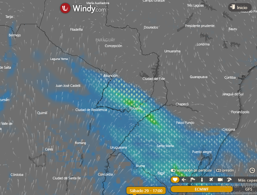 AT_Misiones's tweet photo. La tormenta de Santa Rosa hasta el momento llega el próximo sábado 29 de agosto dando inicio a la temporada de tormentas en la región. https://t.co/cAVS2O8ErV