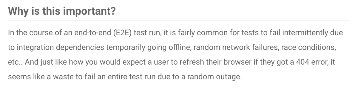 2/ me: It was the reason given for why it's ok to use themme: Anyone who's worked in web dev will have a connection with this list of possible reasons why their checks fail.