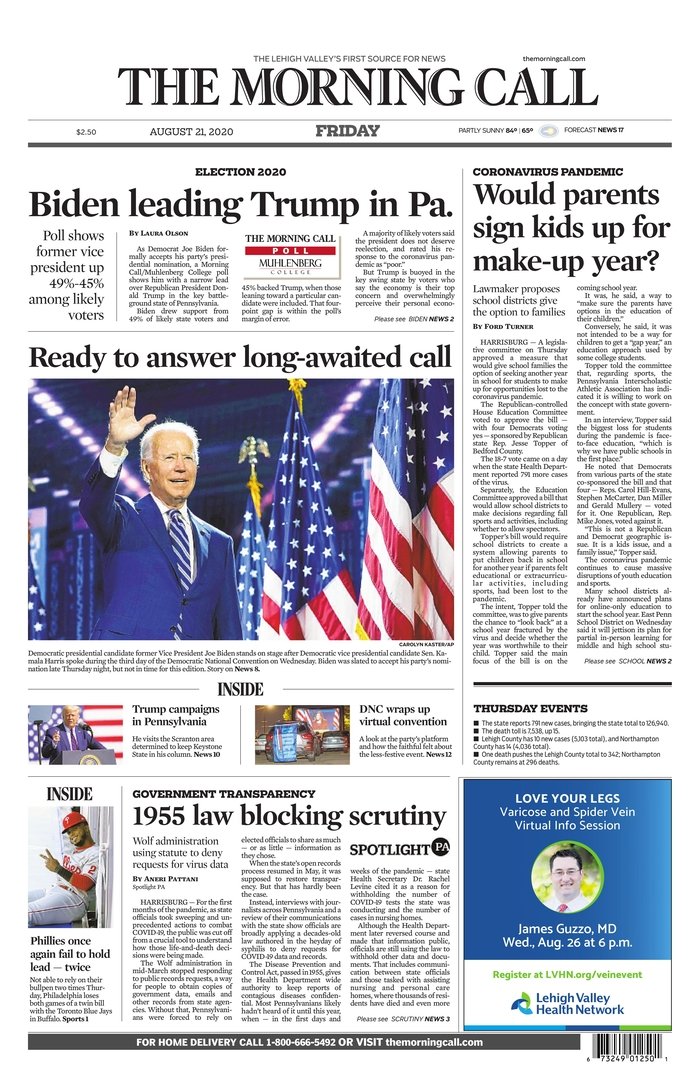 What Americans are reading today, *a thread*In PENNSYLVANIA: