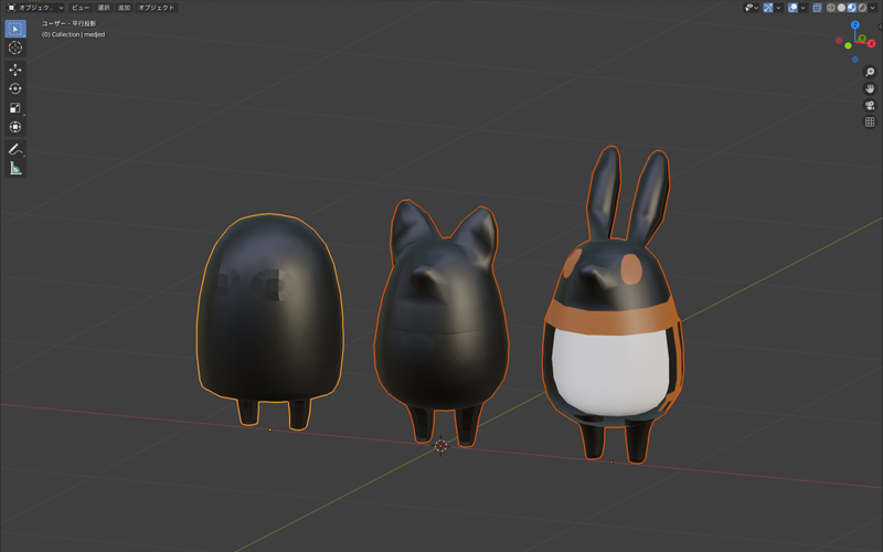 W ๑ きゅふんこ Muka Blenderあればモデリングからアニメーションはもとよりコンポジットとかお絵かきまで出来ますのでw