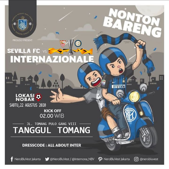 Kuy lah.. Gaskeun sekuat hati 😁😁. 
#FinalUEL #InterSiviglia #INTERday #INTERVINCERE #INTERNAZIONALE #INTER #ForzaINTER