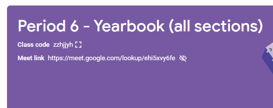 ihstechmom's tweet photo. Good Morning, if you are looking for Google Meet Monday look in your Google Classroom on the banner and just click it. See you soon https://t.co/FBRqx8u6js
