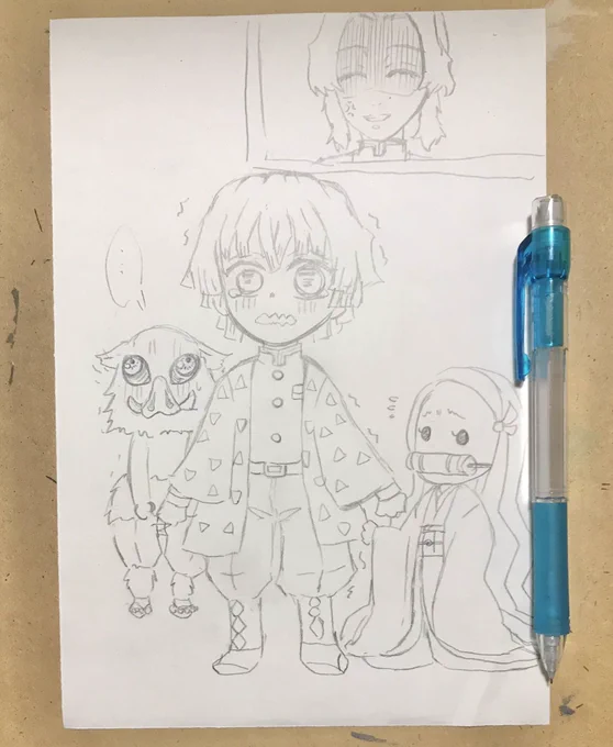 落書き。

#Junp #ジャンプ #鬼滅の刃 #graffiti #落書き #rkgk #イラスト好きさんと繋がりたい #絵描きさんと繋がりたい #イラスト #胡蝶しのぶ #我妻善逸 #嘴平伊之助 #竈門禰豆子 #鬼滅の刃 
