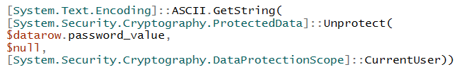0gtweet's tweet photo. Use PowerShell to dump passwords stored by Chrome. 🕵️‍♂️ 
Simple script doing the SQLite+DPAPI magic: https://t.co/fxLYxjMd85 https://t.co/g1FBhTeyIO