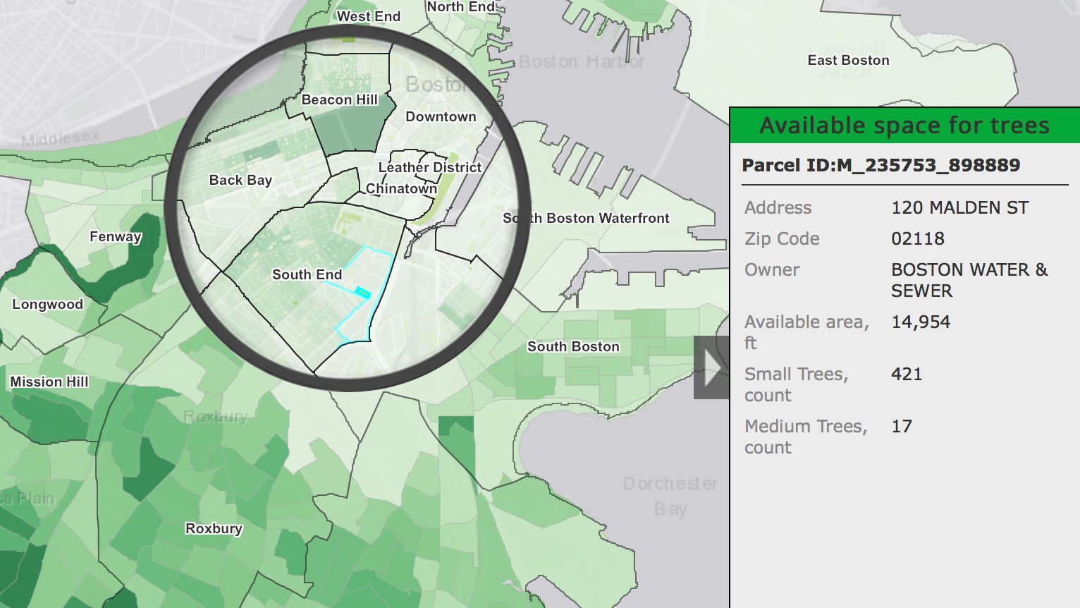 Boston Address Zip Code Speak For The Trees, Boston On Twitter: "On The #Lastday Of Our  #Treeequityboston Map Series We Share A Path Forward: #Chapter5  #Findingspacefortrees Shows Amount Of Space In Every #Boston #Parcel Where  We