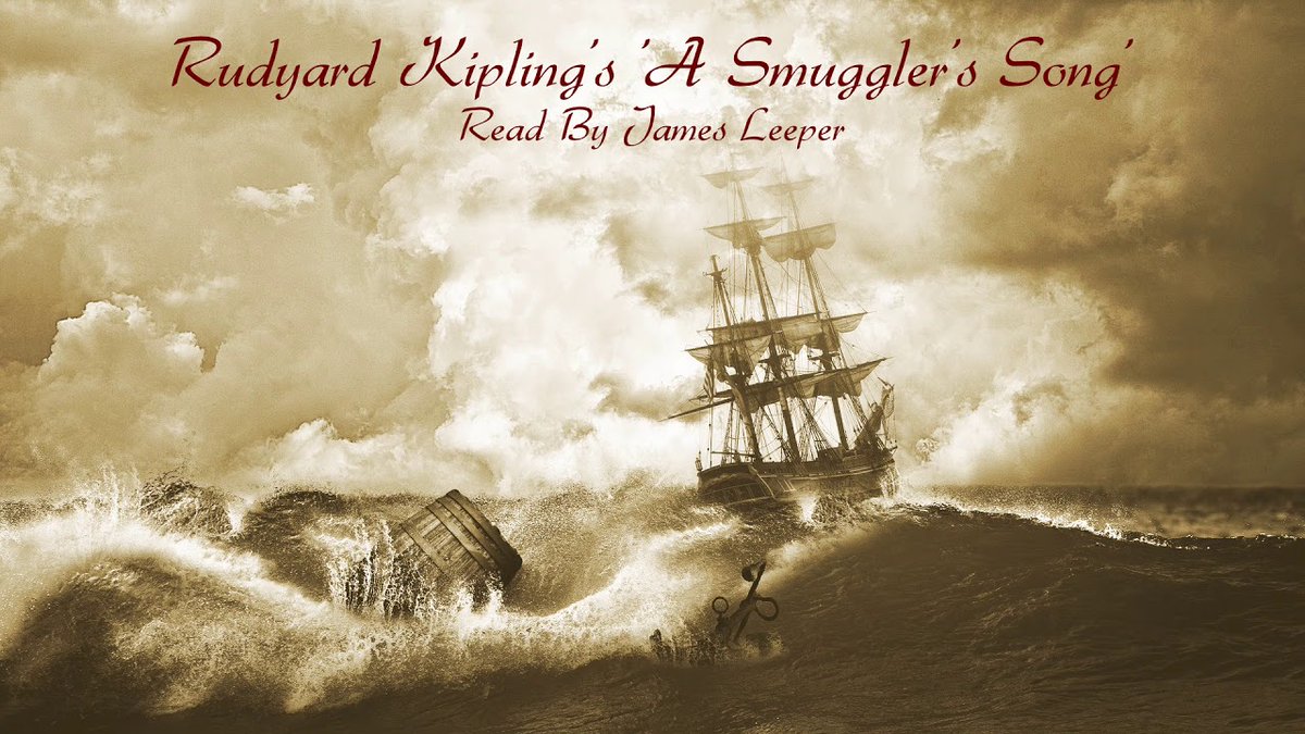 We ABSOLUTELY LOVE this recording of Rudyard Kipling's 'A Smuggler's Song' read by James Leeper and inspired by his childhood visits to the caves. shorturl.at/OTX02 😍 #inspiration #smugglersadventure  #discoverhastings #pirates #sussex #1066country #rudyardkipling