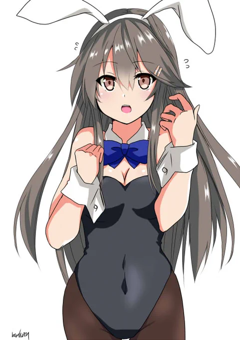 はい、バニーでも榛名は大丈夫です!
#艦これ版深夜の真剣お絵描き60分一本勝負
#艦これ版真剣お絵描き60分一本勝負_20200821
#バニーガールの日 