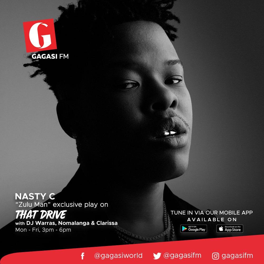 DriveGfm's tweet photo. Tune in now, we’re playing you the latest release from The Zulu Man with Some Power himself, titled “Zulu Man” @Nasty_CSA 🔥📻🚨 #zulumanwithsomepower @gagasifm #ThatDriveKZN https://t.co/6buQr2hIuc