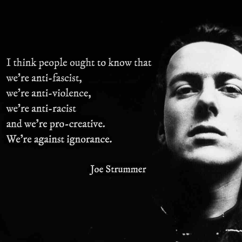 Happy birthday to the late, great Joe Strummer. Through music you live forever. 