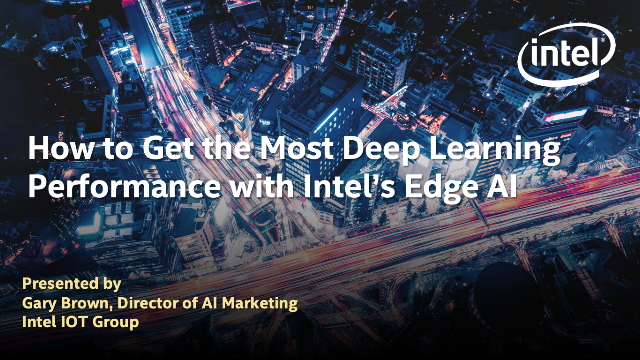 TheEE_io's tweet photo. Our friends at #Intel share the latest technical innovations behind their deep-learning accelerators and the customer success stories using their #EdgeAI portfolio 

27 August at 8:00 am US. Register now https://t.co/wZxRmxhrmn 

| #AI #ArtificialIntelligence @TechGaryBrown https://t.co/fe3i5YlOtN