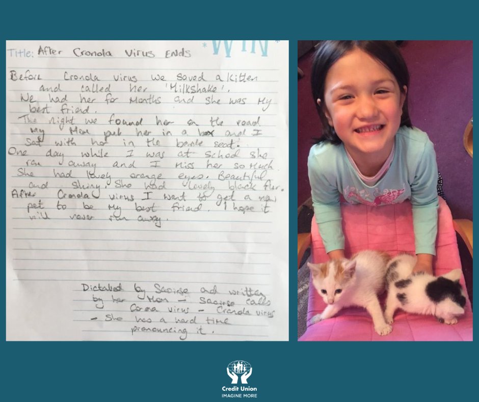 Saoirse Llerena from Cork dreamt that when "Cronola virus ended" she'd get herself a pet kitten. Introducing Whiskers and Ginger from their new home in Co. Cork, where Saoirse is taking excellent care of her new friends! (2/4)