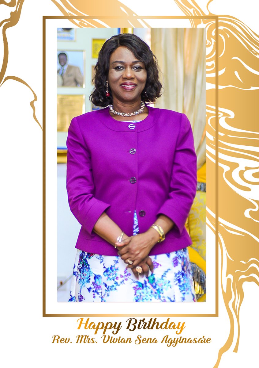 Happy Birthday to Rev. Mrs. Vivian Sena Agyinasare &amp; Congratulations! Bishop Dr. Charles Agyinasare and 
Rev. Vivian Agyinasare on your 35th 
Marriage Anniversary.