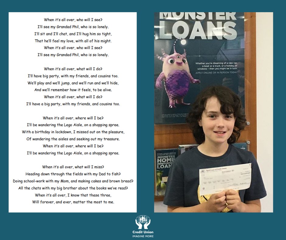 Fiachna Egan from Co. Cavan had us all in tears when he told us how, even though lockdown was tough, he'll never forget the time he got to spend with his Mum Dad & Brother Our sources tell us that the Lego aisle has been cleared out by Fiachna's shopping spree!(3/4)