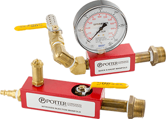 PotterElectric's tweet photo. Potter’s AquaN2 Kit is designed to quickly and effectively exhaust oxygenated air from a wet fire protection system and replace it with high purity nitrogen gas.  When combined with Potter’s PAAR-B or PAV, 99.9% of oxygen can be removed from a wet system.
 https://t.co/xYDlFbQg0E https://t.co/PXh2q7stoj