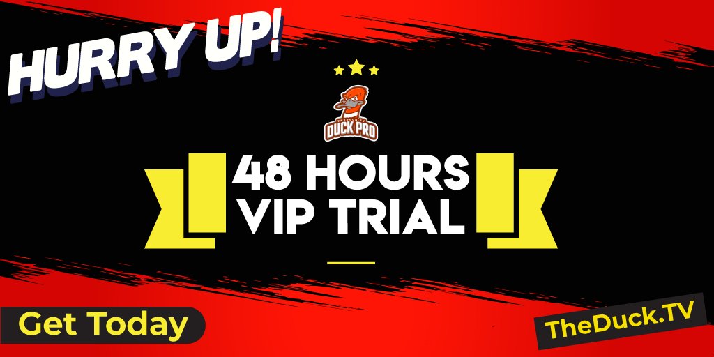 ToucanLive's tweet photo. FREE TV WEEKEND!!! Enjoy Duck Pro 48 Hour VIP Trials
https://t.co/hOgBjUYCct
#TriStreams #TheDuck #Trial #Offer #DuckPro https://t.co/aPazQPlHfA