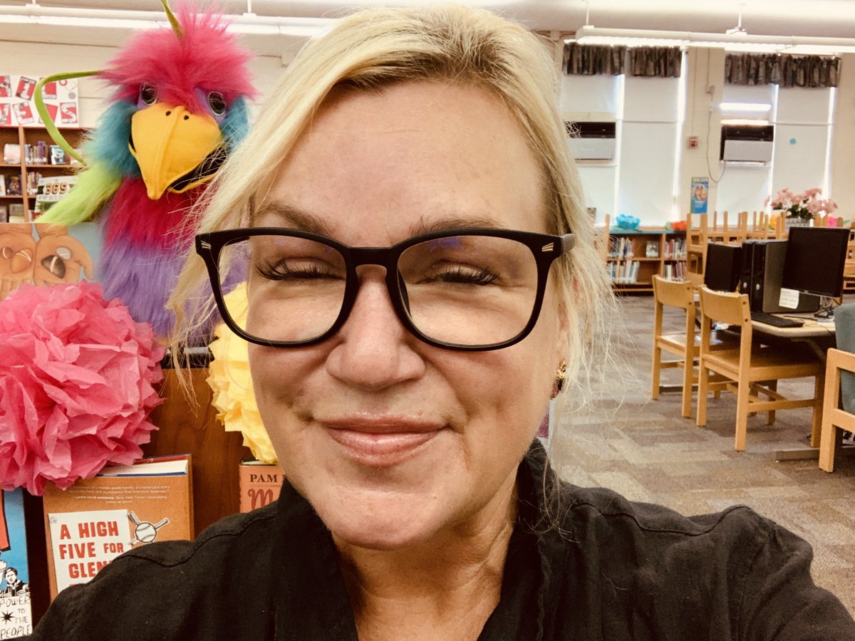 MNPSLibraries's tweet photo. Meet Mary Davis, the new librarian @2RiversMiddle! She will be joined by Lenni, the Library Pirate Parrot. Lenni will be doing read alouds, book reviews and other library videos to encourage students to set sail reading! Welcome #BackToMNPS @TwoLibrary! #mnpslibhack https://t.co/PpNuVGt5iJ