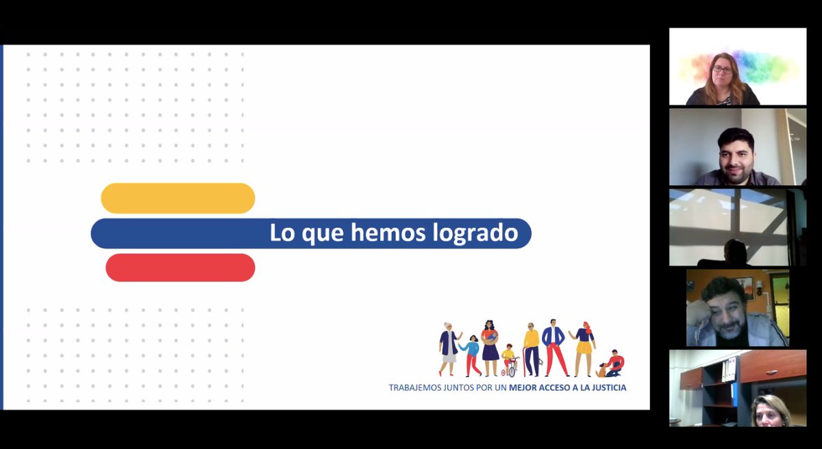 MinjuDDHH's tweet photo. Ministro @HernanLarrainF juntos a los subsecretarios @Sebavalenzuela_ y @LoreRecabarrenS encabezan #ConectadosMinjuDDHH 💻 una instancia de conversación en la cual participan ambas Subsecretarías, Seremías y servicios dependientes de nuestro ministerio https://t.co/CeKSeCq47j