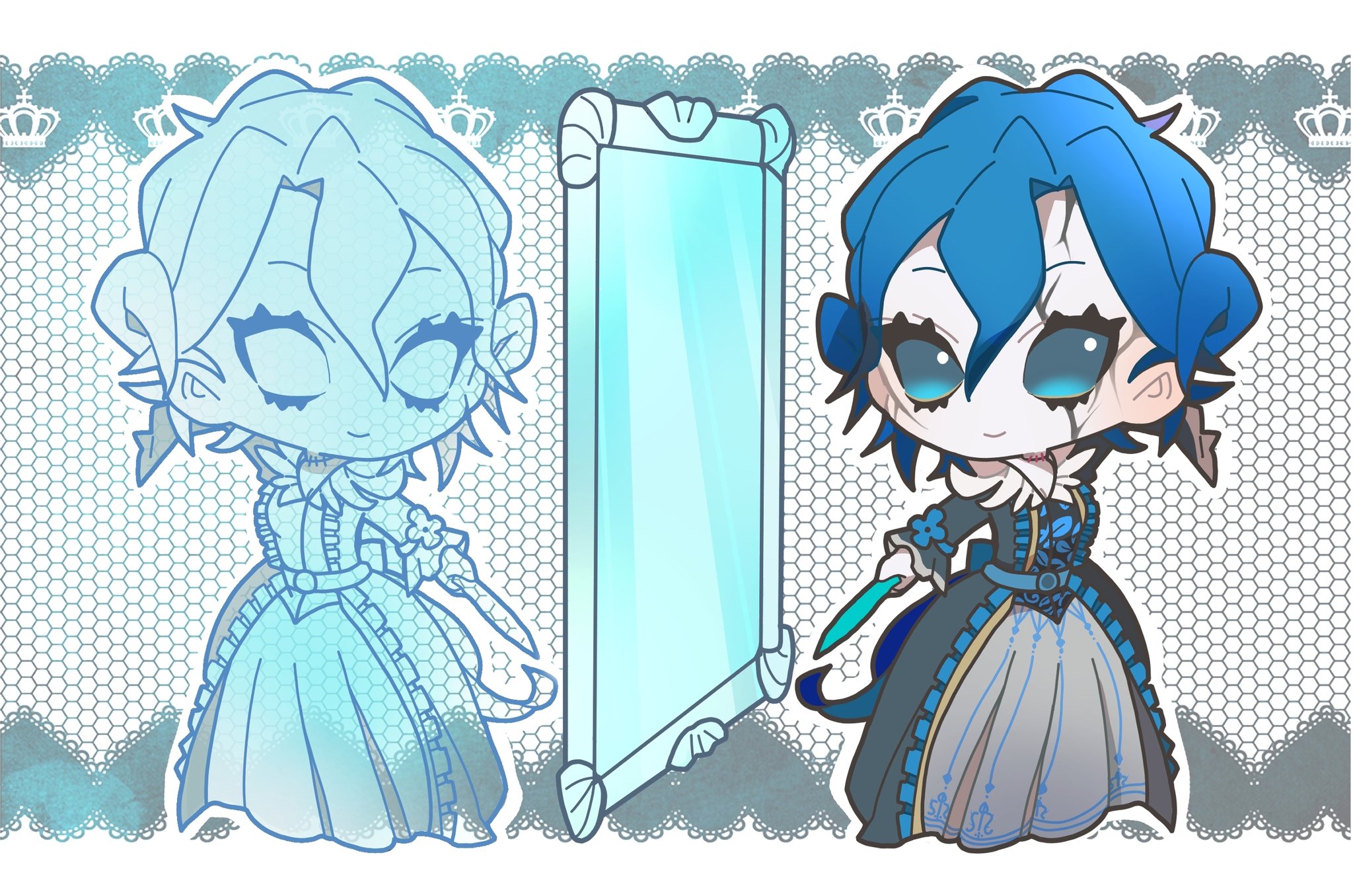 花帆 マリー 鏡中の夫人 第五人格イラスト T Co 1iq4lvahle Twitter