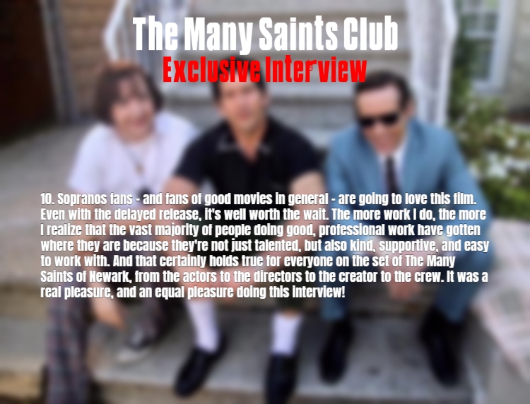 10. Do you have a final message to our loyal followers who are excited to see this new chapter of 'The Sopranos' story?