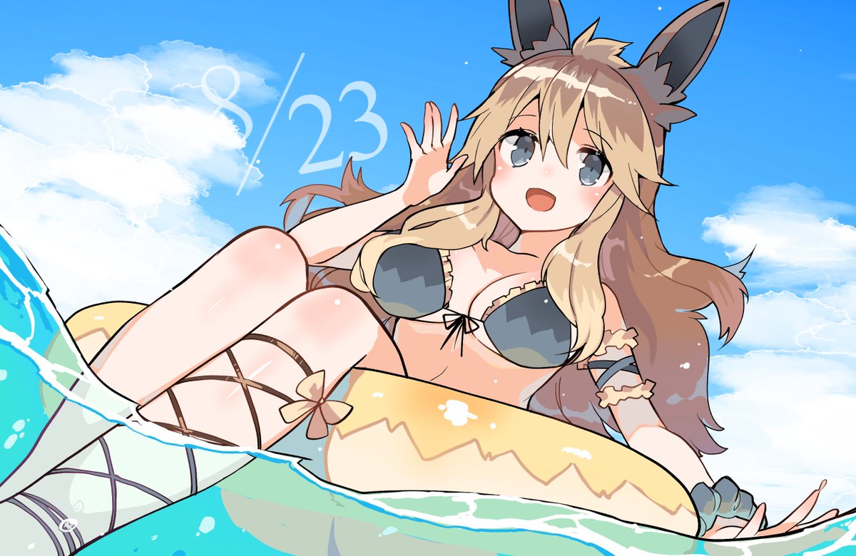 「?️今日のポケ擬水着絵?️23日目
ムーランドのもさこちゃん!(おや:ぼくとぶら」|さくたけ🐇【ぼくの毒姫は今日もかわいい】2巻発売のイラスト
