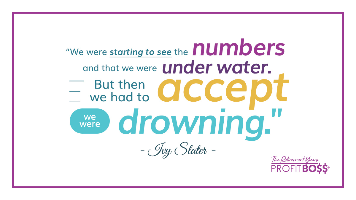 We were starting to see the numbers and that we were underwater. But then we had to accept we were drowning. -Ivy Slater hilaryhendershott.com/starting-over-… #profitbossradio #slatersuccess #financialtragedy #sevenstepstowealth #businesstips #businesscoaching #learnandgrow #entrepreneurship