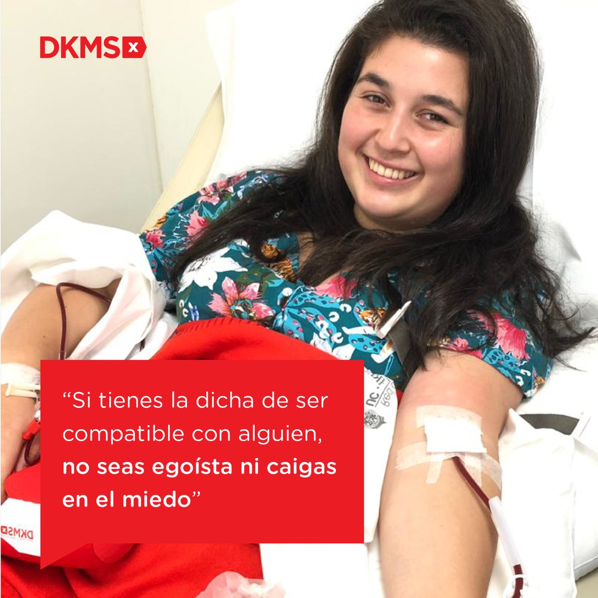 DKMS_cl's tweet photo. Mientras estaba en cuarentena, María José recibió una llamada que le dio un sentido nuevo y positivo a estos días de pandemia. DKMS, le avisaba que era la persona indicada para salvar una vida. Lee su historia en https://t.co/7PEfzTuDrd https://t.co/6cy56vUziE