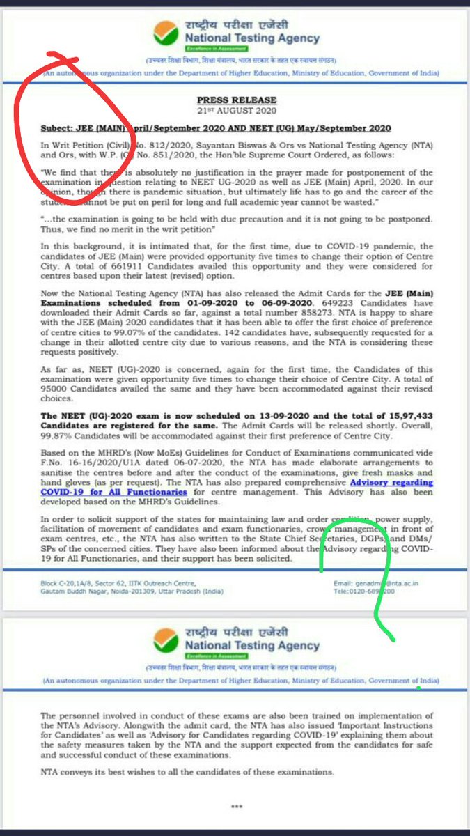 y_avi9's tweet photo. #ProtestAgainstExamslnCOVID
Guys please check the spelling of subject and  no signature of authority. 😂😂 @DG_NTA is work under private institute and coaching mafiya.  @advocate_alakh @anubha1812  #NoExamsInCovid19 @DrRPNishank 
#ProtestAgainstExamslnCOVID 
#Pokhriyal_StepDown https://t.co/rJrpdiwtkE