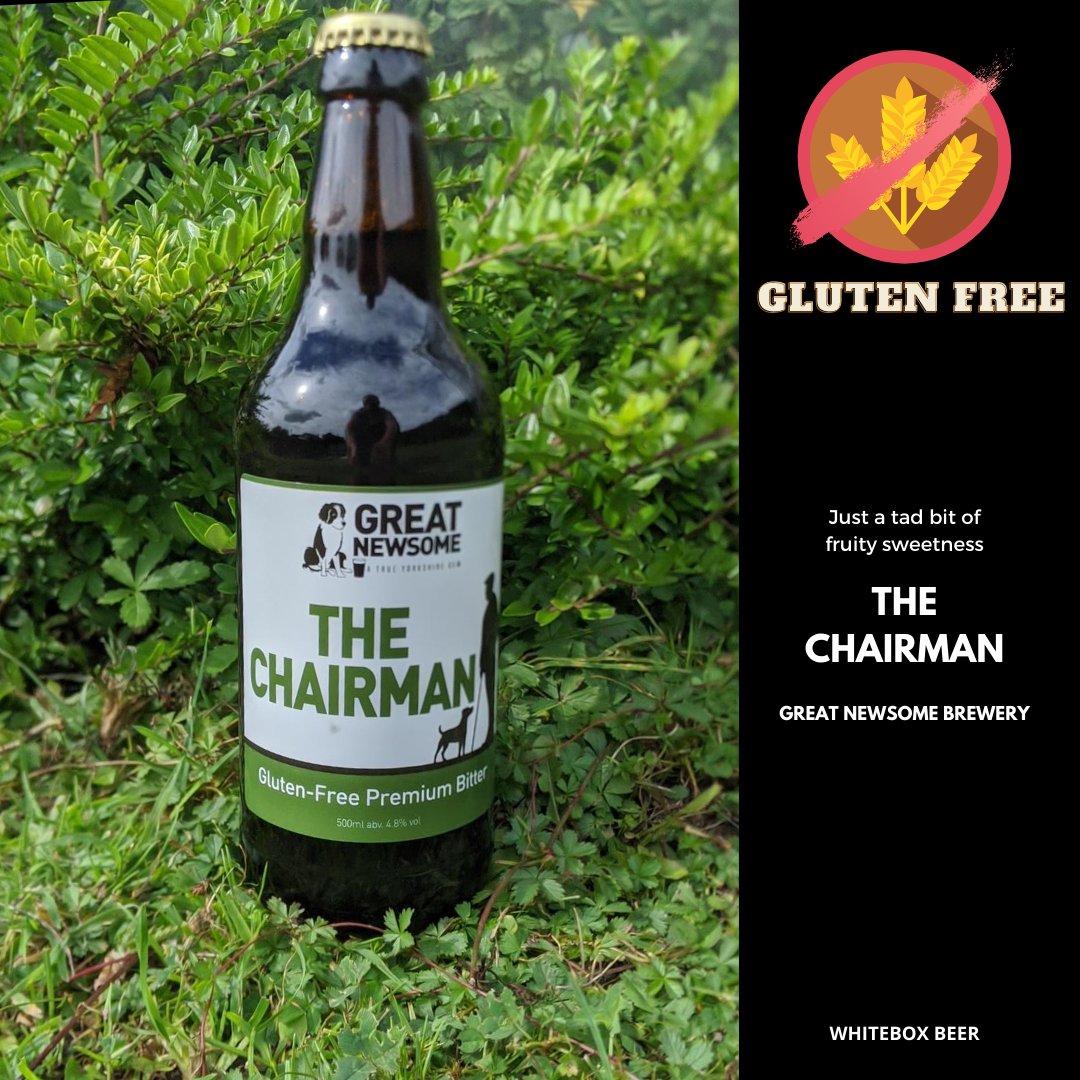 WHITEBOXBeer's tweet photo. Here it is! The Chairman has landed via @greatnewsome brewery. This beer has a complex &amp; flavoursome base, &amp; top it all off just a tad of fruity sweetness. Best of all it's gluten free visit: https://t.co/xGTCapxY4R

#glutenfree #thechairman #greatnewsome #beer #CraftBeer https://t.co/auOWJbYDh7