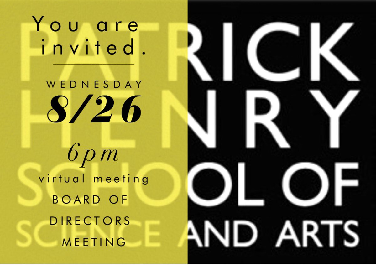 PHSSA_BOD's tweet photo. The public is always welcome to join our monthly #PHSSA Board of Directors meetings. We will meet via Zoom on Wednesday, 8/26 at 6pm. Prior registration is required. REGISTER HERE: https://t.co/eO7GN03BuK https://t.co/ShtKKomXyt